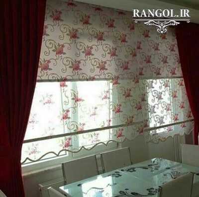 مدل پرده آشپزخانه شیک جدید مدرن