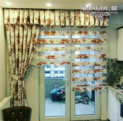 مدل پرده آشپزخانه شیک جدید مدرن