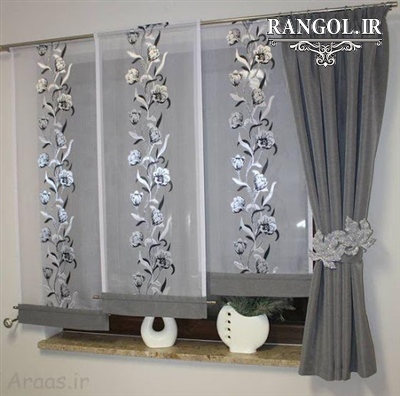 مدل پرده آشپزخانه شیک جدید مدرن