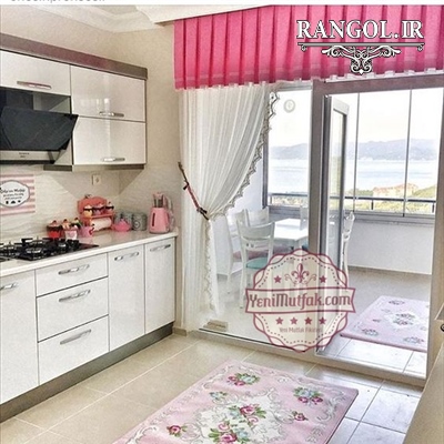 مدل پرده آشپزخانه شیک جدید مدرن