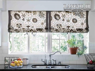 مدل پرده آشپزخانه شیک جدید مدرن