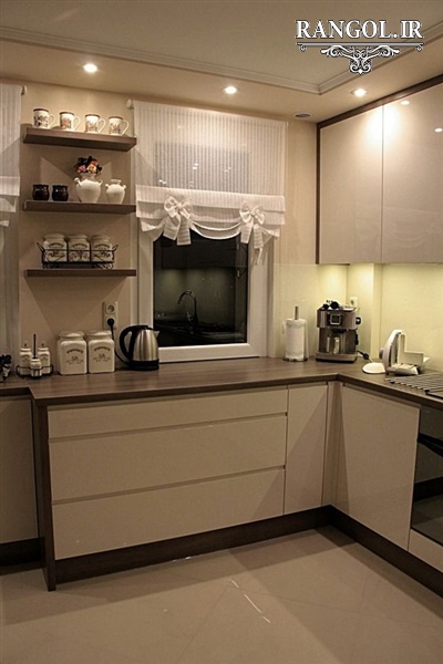 مدل پرده آشپزخانه شیک جدید مدرن