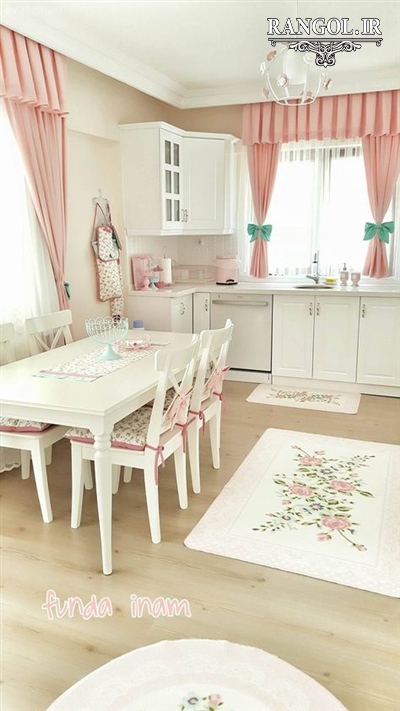 مدل پرده آشپزخانه شیک جدید مدرن