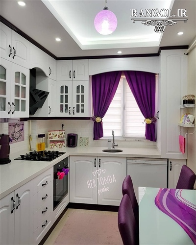 مدل پرده آشپزخانه شیک جدید مدرن