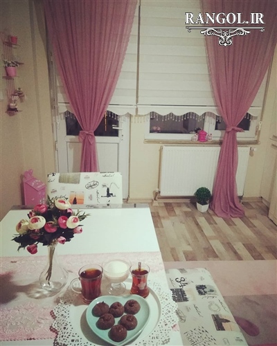 مدل پرده آشپزخانه شیک جدید مدرن