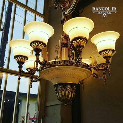 مدل لوستر شیک پذیرایی کلاسیک سنتی مدرن جهیزیه