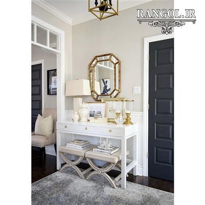 ایده تزیین میز کنسول دکور دیزاین میز کنسول شیک