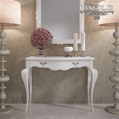 ایده تزیین میز کنسول دکور دیزاین میز کنسول شیک