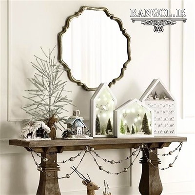 ایده تزیین میز کنسول دکور دیزاین میز کنسول شیک