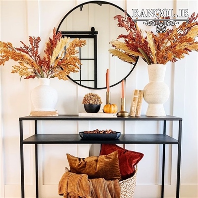 ایده تزیین میز کنسول دکور دیزاین میز کنسول شیک