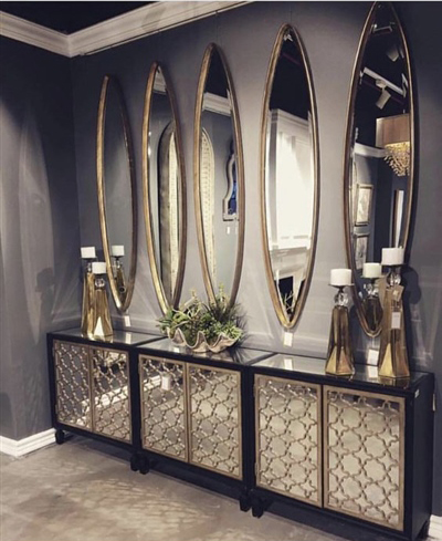 ایده تزیین میز کنسول دکور دیزاین میز کنسول شیک