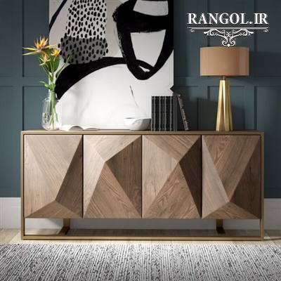 ایده تزیین میز کنسول دکور دیزاین میز کنسول شیک