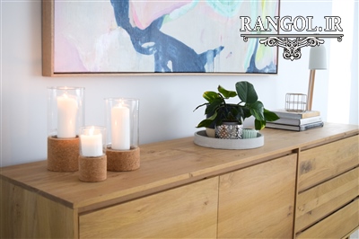 ایده تزیین میز کنسول دکور دیزاین میز کنسول شیک