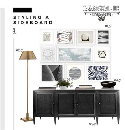 ایده تزیین میز کنسول دکور دیزاین میز کنسول شیک