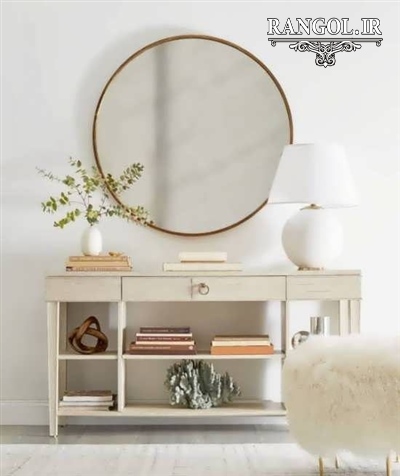 ایده تزیین میز کنسول دکور دیزاین میز کنسول شیک