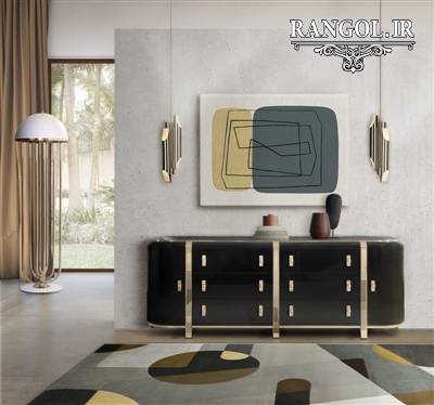 ایده تزیین میز کنسول دکور دیزاین میز کنسول شیک