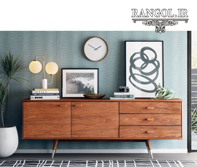 ایده تزیین میز کنسول دکور دیزاین میز کنسول شیک