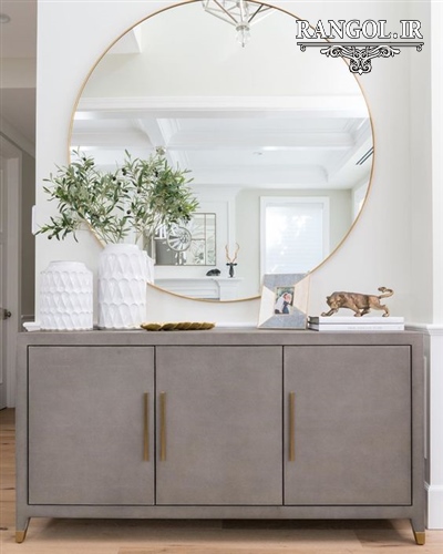 ایده تزیین میز کنسول دکور دیزاین میز کنسول شیک