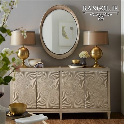 ایده تزیین میز کنسول دکور دیزاین میز کنسول شیک