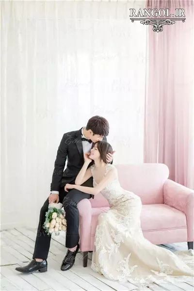 ایده عکاسی فرمالیته عروسی ارزان در خانه