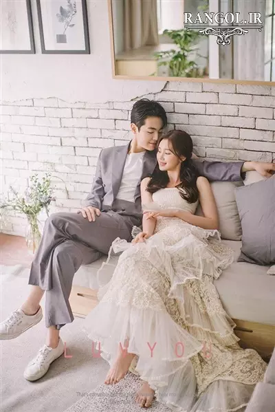 ایده عکاسی فرمالیته عروسی ارزان در خانه