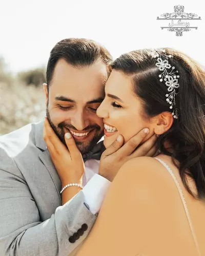 عکس فرمالیته مدل ژست عکاسی عروس داماد