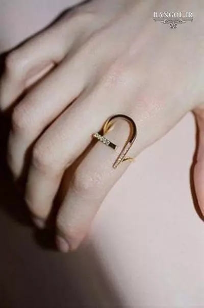 مدل انگشتر طلا دخترانه خاص شیک جدید