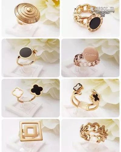 مدل انگشتر طلا دخترانه خاص شیک جدید