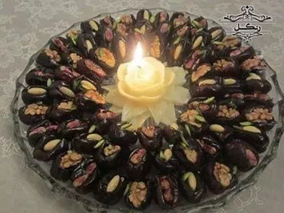  تزیین خرما افطاری رمضان ختم ترحیم خرما مجلسی