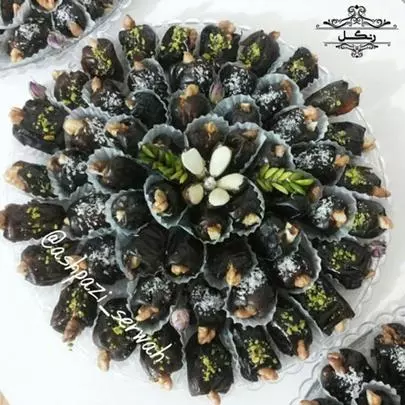  تزیین خرما افطاری رمضان ختم ترحیم خرما مجلسی