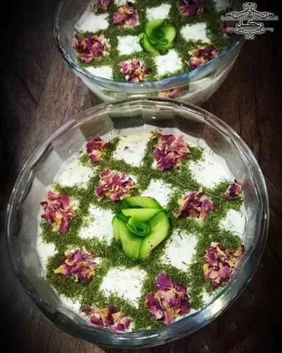 تزیین ماست جدید ساده تزیین ماست مجلسی مهمانی