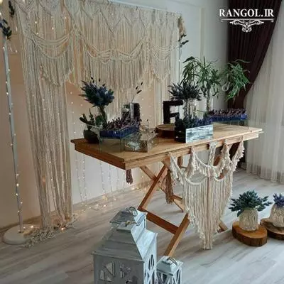 مدل تزیین میز بله برون دیزاین میز نامزدی