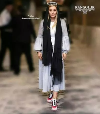 مدل مانتو پالتو سحر قریشی تیپ استایل بازیگر