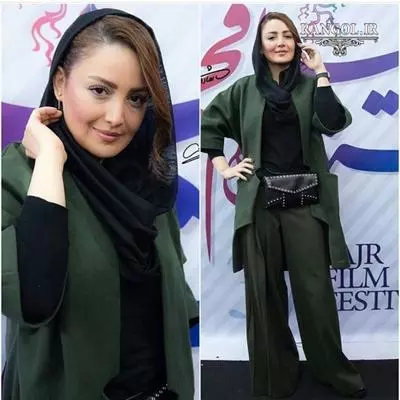 مدل مانتو شیلا خداد تیپ استایل بازیگر هنرمند