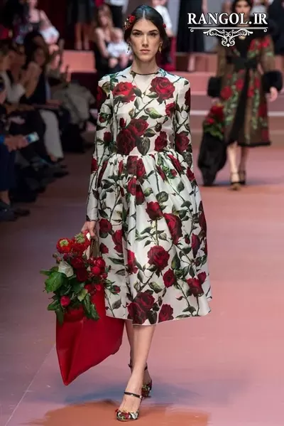 لباس مجلسی میدی پیراهن زنانه قد میدی متوسط شیک جدید