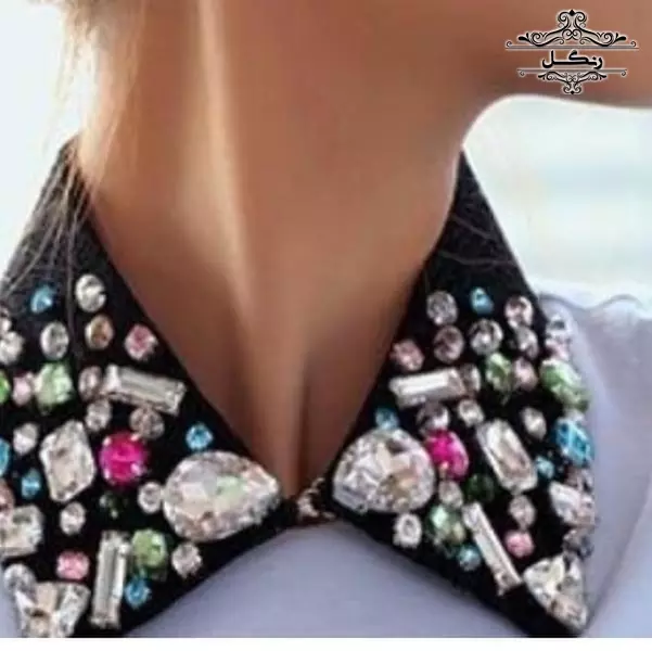 مدل مانتو و لباس مجلسی کار شده سنگ دوزی جواهر دوزی جدید