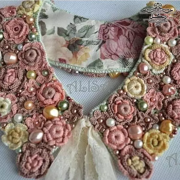 مدل مانتو و لباس مجلسی کار شده سنگ دوزی جواهر دوزی جدید