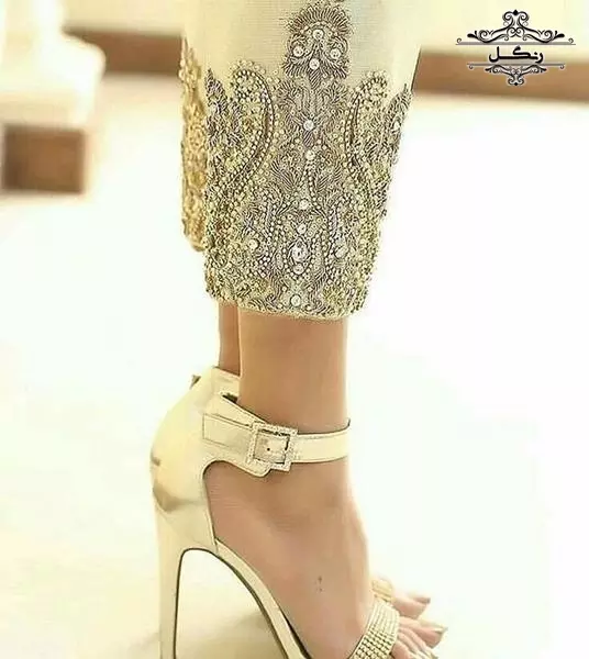 مدل مانتو و لباس مجلسی کار شده سنگ دوزی جواهر دوزی جدید