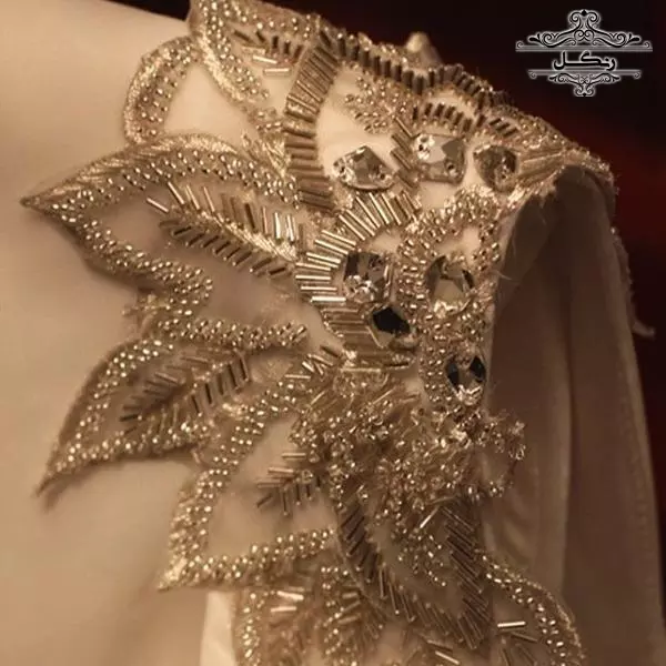 مدل مانتو و لباس مجلسی کار شده سنگ دوزی جواهر دوزی جدید