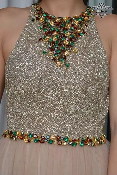 مدل مانتو و لباس مجلسی کار شده سنگ دوزی جواهر دوزی جدید