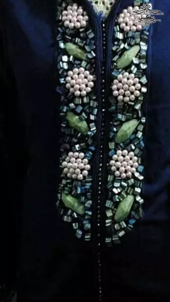 مدل مانتو و لباس مجلسی کار شده سنگ دوزی جواهر دوزی جدید