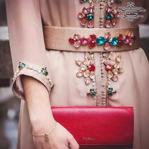 مدل مانتو و لباس مجلسی کار شده سنگ دوزی جواهر دوزی جدید