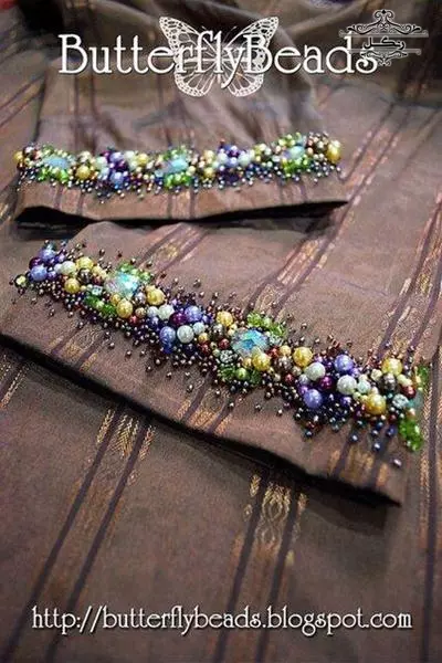 مدل مانتو و لباس مجلسی کار شده سنگ دوزی جواهر دوزی جدید