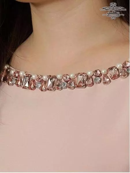 مدل مانتو و لباس مجلسی کار شده سنگ دوزی جواهر دوزی جدید