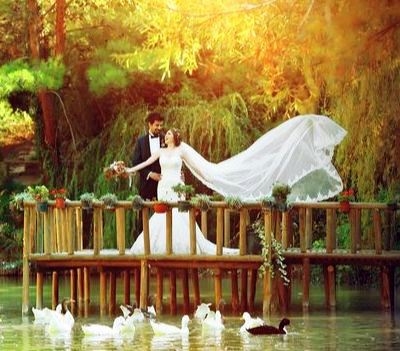 ایده عکاسی عروسی در فصل پاییز