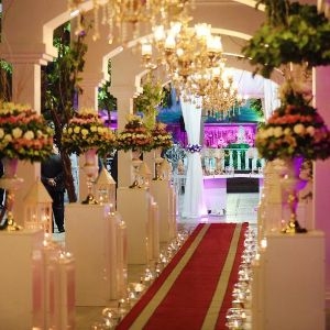 مدل جدید طراحی و دیزاین ورودی باغ تالار عروسی