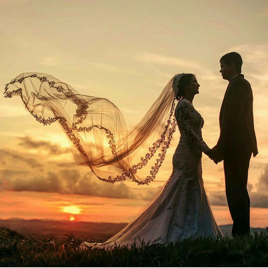 مدل عکاسی عروسی با تور لباس عروس