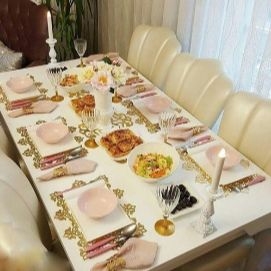 تزیین میز ناهارخوری و غذاخوری جهیزیه عروس
