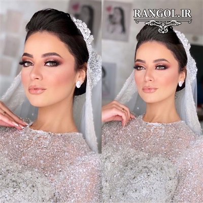  ویدیو مدل میکاپ عروس عکس آرایش عروس 