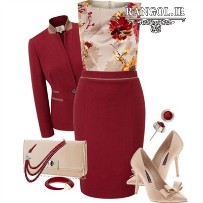 مدل کت دامن دخترانه زنانه شیک لباس خواستگاری 